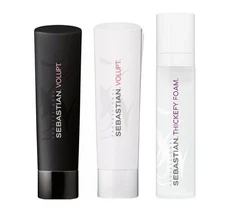 Sebastian Volupt  Shampoo & Conditioner 8.45oz & Thickefy Foam 6.8oz 3combo