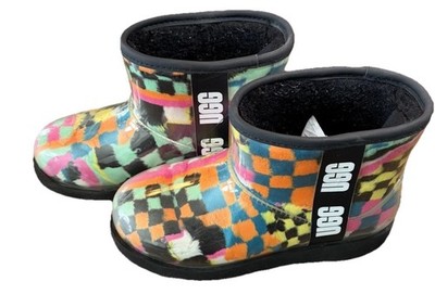 Ugg 1135530 Classic Clear Multicolor Mini Ankle Boots Shoes Girls/wms Sz 35/US 3