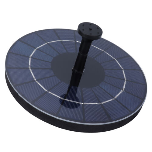 JY Solar-Wasser-Brunnen 7.4V Runde Schwimmende Fontäne Für Teich Garten Parks Fi - Bild 15 von 23