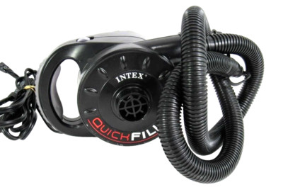 INTEX Quick Fill black High Powered 120 V  Inflatable Air Bed Pump with Hose