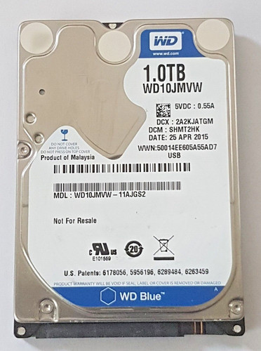 1 TB SATA Western Digital WD10JMVW-11AJGS2 5400rpm 8MB HDD 2.5" Festplatte
