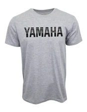 YAMAHA STRIP LOGO GRAPHIC T SHIRT GRAY
