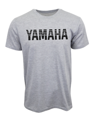 #ad #ad YAMAHA STRIP LOGO GRAPHIC T SHIRT GRAY $15.99