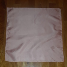 Solid Pink 100 Silk Pocket Square 17" Rolled Hems
