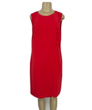 Adrianna Papell Size 12 Sheath Formal Dress Bavk Zipper Sleeveless Crewneck 15-2