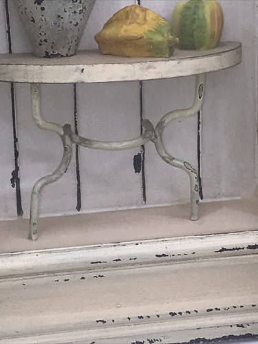 Shabby Chic Hanging Wall Shelf~Shadow Boxes~ Frame Foyer Vase w/Roses-2 - Picture 5 of 9