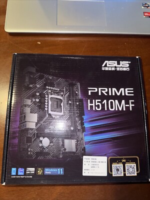 ASUS PRIME H510M-F Motherboard LGA 1200 Intel 10th/11th Gen H510 Micro ATX