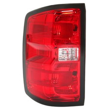 Lh Driver Side Tail Light Brake Lamp For 14-19 Chevy Silverado 1500 2500 3500 Hd