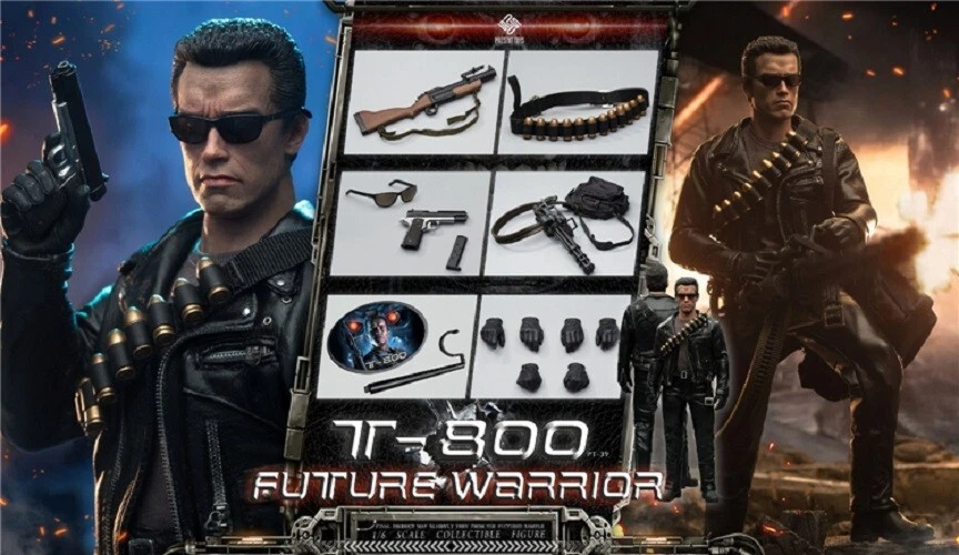 PRESENT TOYS PT-SP39 Future Warrior Terminator T800 Arnold 1/6 Action Figure