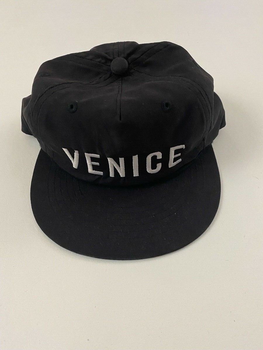 venicew キャップ 黒 General Admission Venice Logo Adjustable Black Snapback Hat Cap
