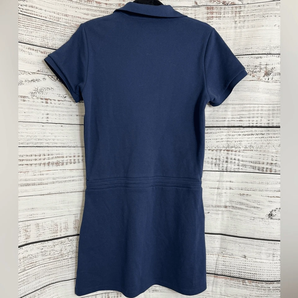 Vestido de Golf Marie Birdie Junior Niña Talla Grande 16 Y Polo Pima Algodón Azul Marino Foto 4 de 4