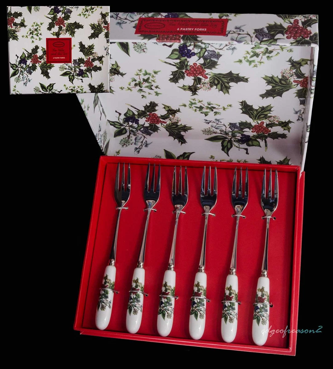 Portmeirion top cake forks