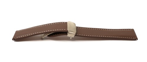 Bracelet 20 MM from Leather for Samsung Galaxy Watch 5 4 Smart Watch IN Braun - Zdjęcie 2 z 5