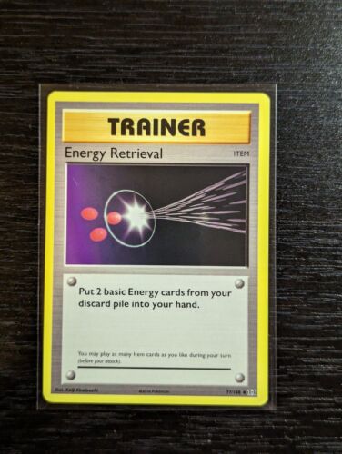 77/108 Energy Retrieval Uncommon: Pokemon Trading Card Game XY-12 Evolutions - Picture 1 of 2