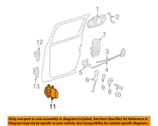 CHRYSLER OEM 05-07 Dakota Rear Door Lock Hardware-Handle, Inside 5JD451DBAD