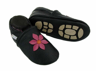 Liya's baby shoes slippers leather slippers nursery shoes - #694 pink flower