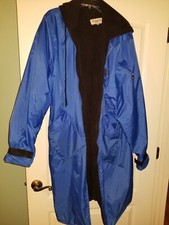 Dive Jacket DiveGear Made In USA Size XL Hooded Fleeced Lined With Pockets Blue