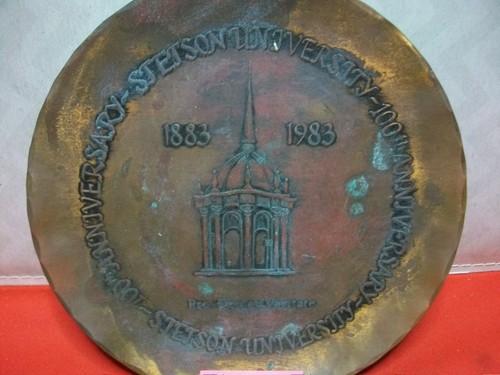 COLLECTIBLE HISTORIC COMMEMORATIVE PLATE STETSON UNIVERSITY 100 ANNIV 1883-1983 - Picture 3 of 6