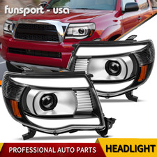For 2005-2011 Toyota Tacoma Projector Headlights Sequential LED DRL Turn Signal
