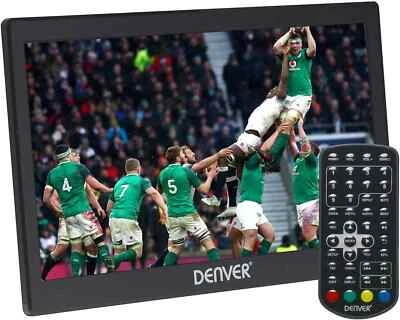 Denver 1032 Portátil 10 1 Pulgada LED TV DVB-T2 USB Reproductor multimedia portátil