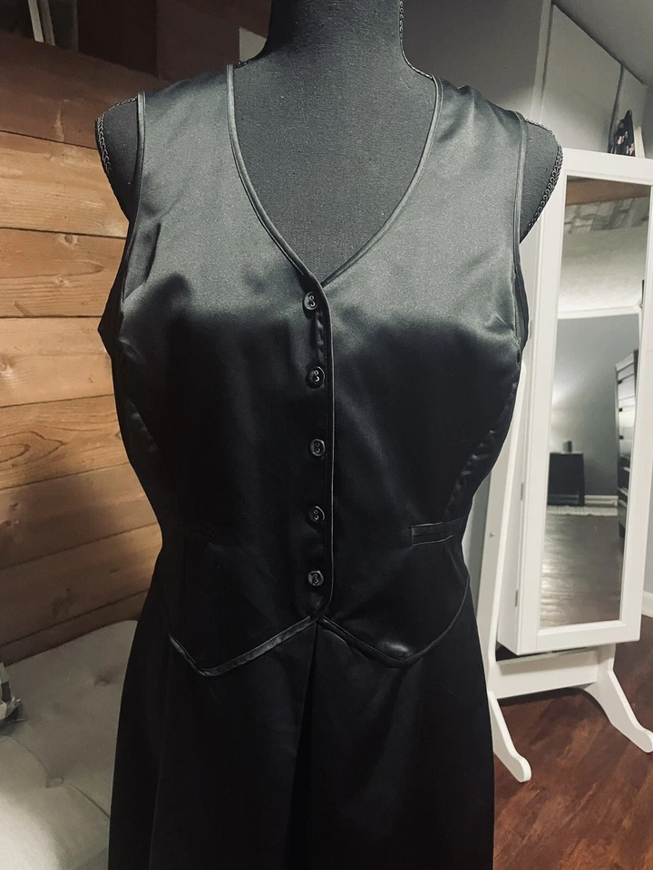RICHARD CHAI FOR TARGET Dress Junior's Women's Black Tuxedo Sleeveless Sz 11 - Image 3 of 4