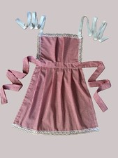 FULL LENGTH APRON - RED + WHITE CHECKED - ADULT/CHILD/PLUS SIZE