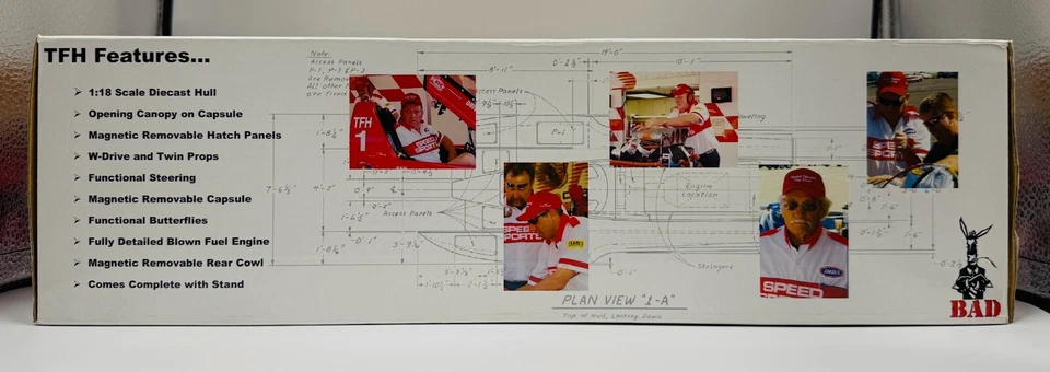 BAD Ass Diecast "2006 TFH Series" Lanzamiento #1 de 6 Lou Omond 2005 Campeón del Mundo Foto 4 de 4