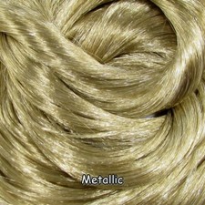 Nylon Doll Hair - Metallic Spun Gold for Rerooting Custom Dolls, Doll Rehair