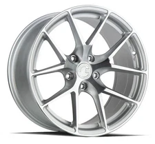 One 19x9.5 Aodhan AFF7 5x114.3 +35 Flow Forged Machined Silver Wheel