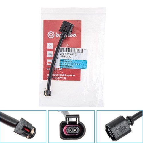 For Volkswagen Touareg 20122017 OEM Rear Brake Pad Wear Sensor 7P0 907