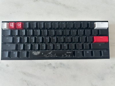 Ducky One 2 Mini Keyboard - Black -Red - White
