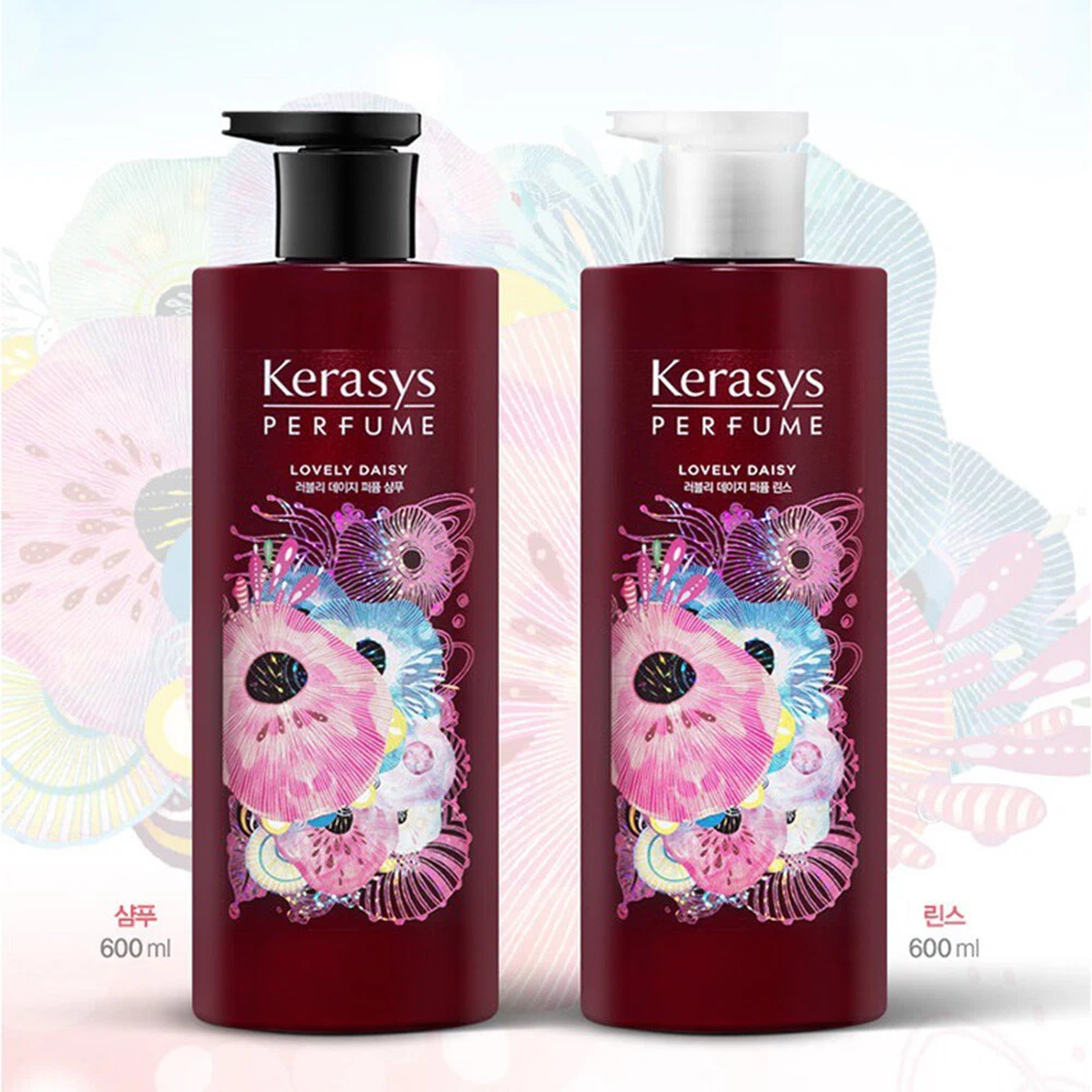Kerasys Lovely Daisy Perfume Shampoo Conditioner 600ml x 2ea SET