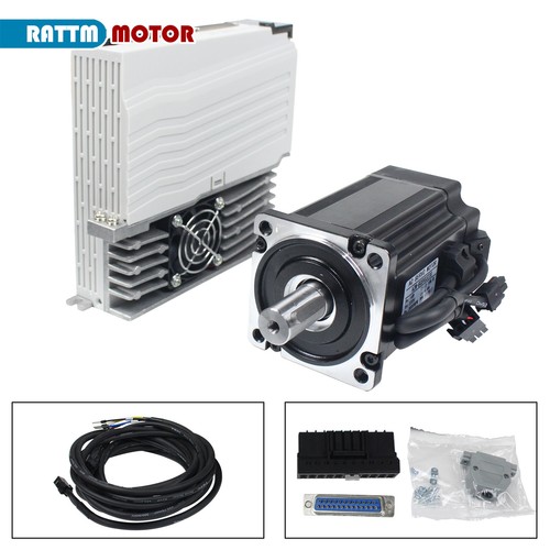 〖US〗400W 600W 750W 1000W 1KW 2.6KW AC Servo Motor Driver CNC Controller Kit 220V - Picture 26 of 43