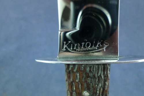 Vintage Kinfolks Jigged Bone Hunting Knife with Sheath - Picture 5 of 19