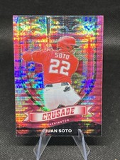 2021 Panini Chronicles - Juan Soto #18 Crusade Pink Pulsar - Washington National