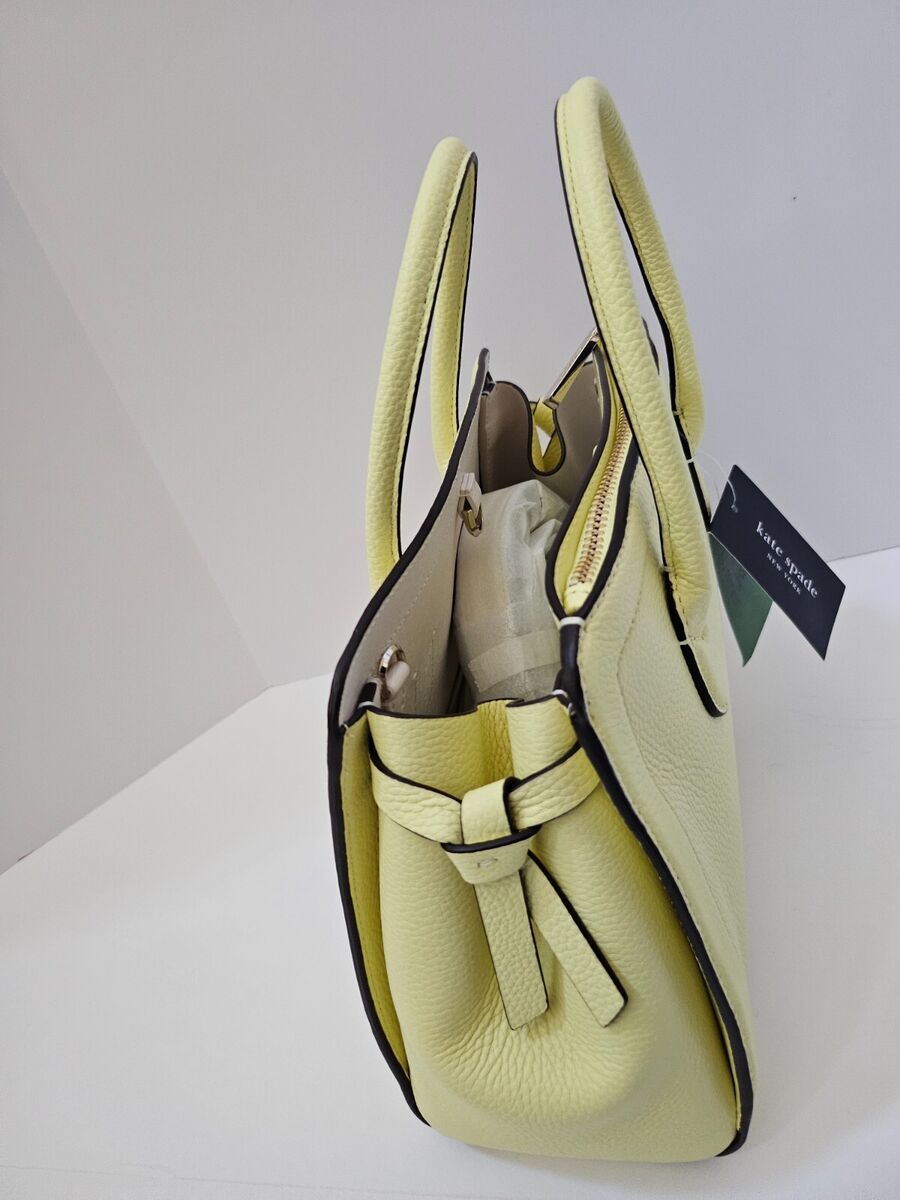 Kate Spade New York Knott Pebbled Leather Medium Zip Top Kate Spade New York Knott Pebbled Leather Medium Zip Top