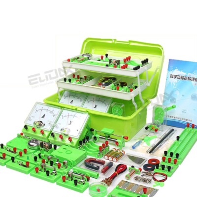 Physics Labs Basic Electricity Circuit Magnetism Kits Science Education Toy Hot