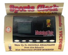 Mississippi State Bulldogs Sports-Alarm Clock-Plays Broadcasts-RARE-New
