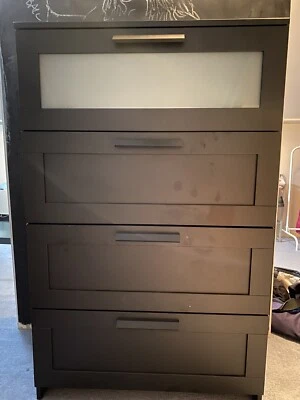Ikea Black 4 Drawer Dresser Dressers Drawers Gumtree