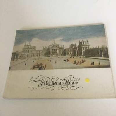Blenheim Palace . Marshall Tallard . Rare vintage leaflet . Fast free shipping