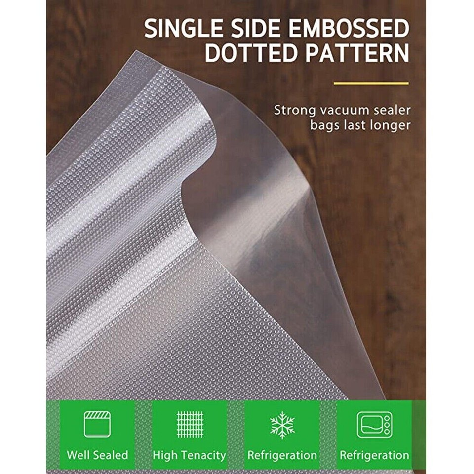 11"x20' Food Saver Vacuum Sealer Bags Rolls 4Mil Embossed FoodSaver