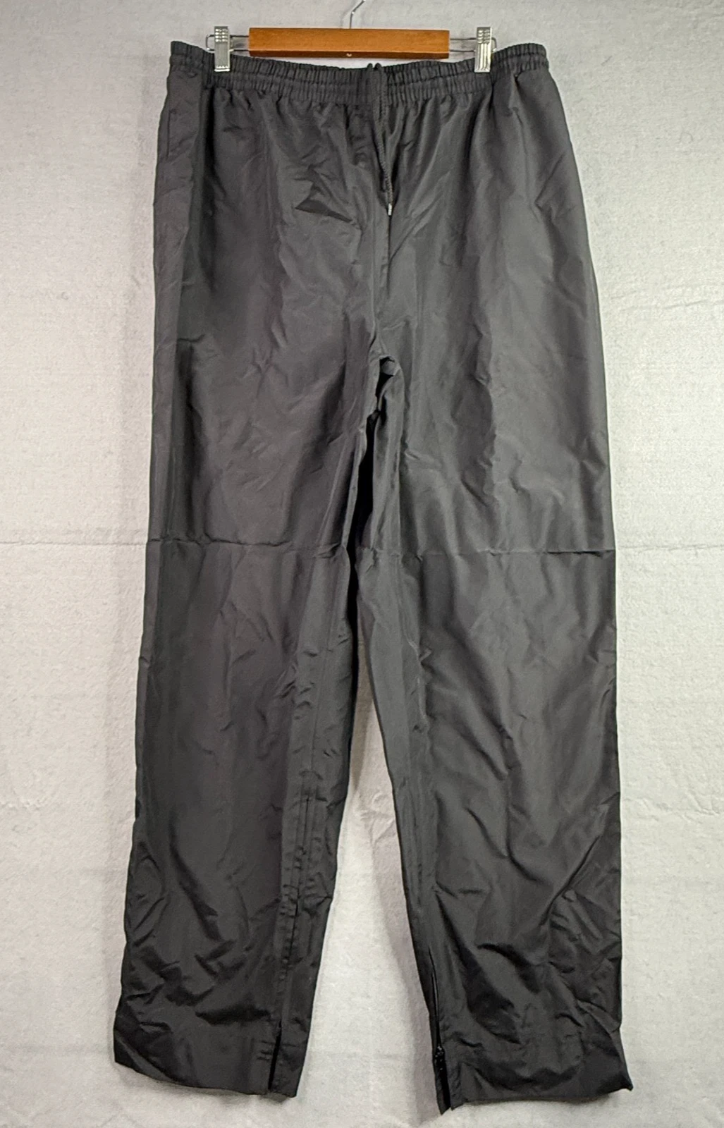 Sun Mountain Rain Pants Mens XL Black Pull On Elastic Waist Over-Pants Windbreak