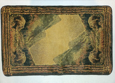 Rustic lodge/cabin themed rug with bears  mountians