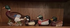 Vintage Mallard Duck Set with 2 Lint Brushes