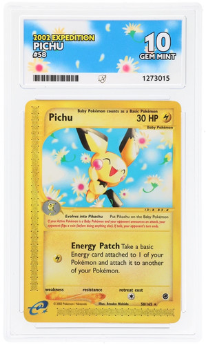 Pichu graded ACE 10 for sale on eBay