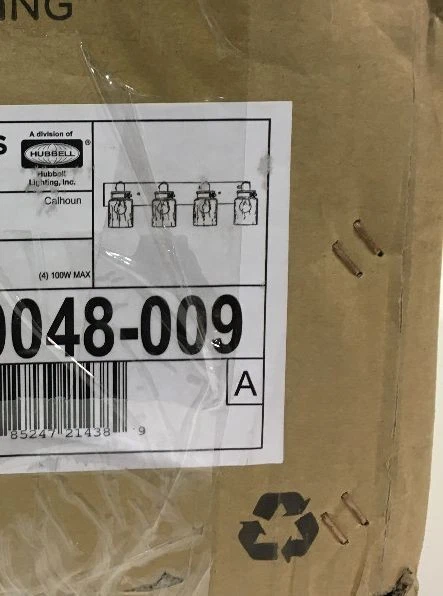 Светильник для туалетного столика Progress Lighting P300048-009 Calhoun 4 лампы матовый никель новый - Изображение 3 из 3