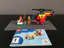 LEGO City 60318 Fire Helicopter Starter Set with Instructions