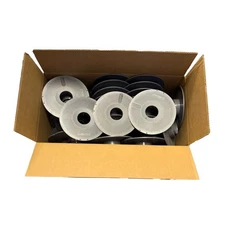 LOT OF 26 BAMBU LAB REUSABLE SPOOLS HIGH TEMPERATURE DARK GREY FILAMENT HOLDERS