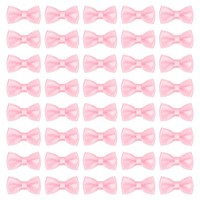 "50X Mini Schleifenband 0,8\" Satin FüR Diy Hochzeit Party, Pink"