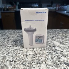 Newentor Wireless Digital Pool Thermometer Floating Easy-Read Water Temp NEW